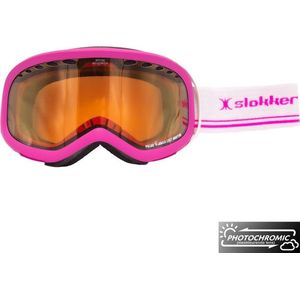 Slokker RH Photochromic Skibril - Roze | Categorie 1-2