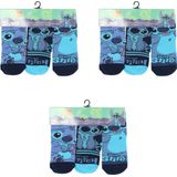 Disney - Stitch - Huissokken - Mix van Kleurrijke Ontwerpen - 9 Paar