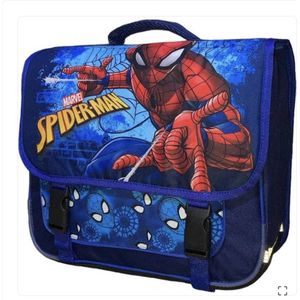 Marvel Spiderman boekentas - blauw