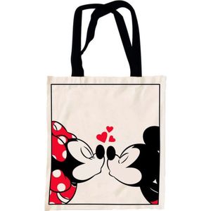 Disney Mickey And Minnie Mouse Shopping Bag (stof)
