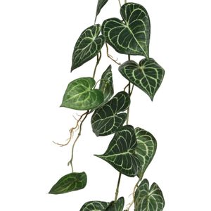 Everlands klimop/hedera kunst slinger/hangplant - 115 cm - groen