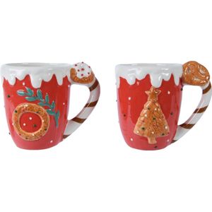 Toptan yeni seramik noel kupası kapaklı yaratıcı seramik karikatür çift kahve ku