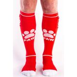 Brutus - Puppy Party Voetbalsokken met zakje - One Size - Rood Wit