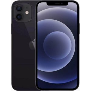 Forza Refurbished Apple iPhone 12 128 GB Zwart Gereviseerd (128 GB, Zwart, 6.10", 12 Mpx, Dubbele SIM, B / Zeer goed), Tweedehands mobiele telefoons, Zwart