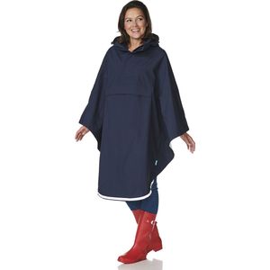 Happy Rainy Days - Regencape - Donkerblauw - Dames