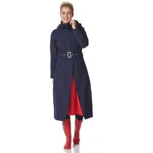 Jas Happy Rainy Days Montreal Long Raincoat Midnight / Red
