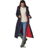 Jas Happy Rainy Days Montreal Long Raincoat Midnight / Red