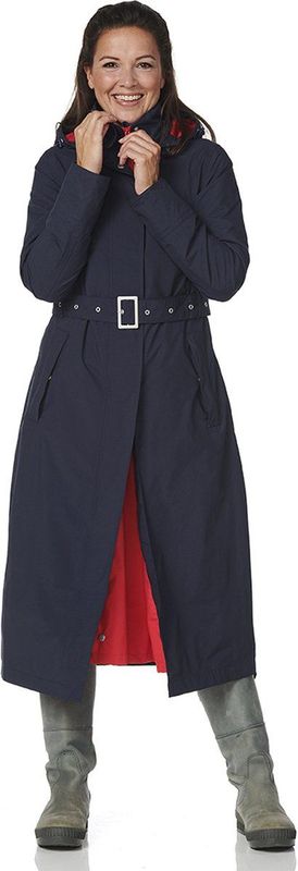 Jas Happy Rainy Days Montreal Long Raincoat Midnight / Red