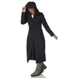 Jas Happy Rainy Days Montreal Long Raincoat Black-XL