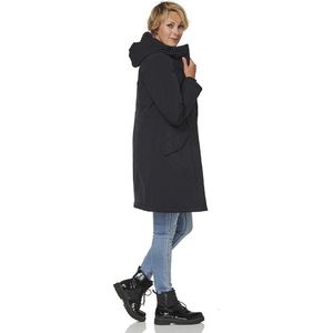 Jas Happy Rainy Days Orlando Padded Coat Blue Graphite