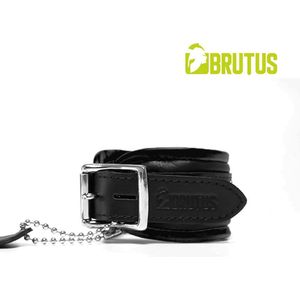 BRUTUS LEATHER - Leren Enkelboeien- Zwart/Zwart