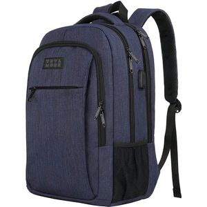 TRVLMORE Rugzak - 28L - 15,6 inch - Laptop Rugtas - Schooltas - Levenslange Garantie - Laptoptas - Spatwaterdicht - Heren en Dames - Blauw