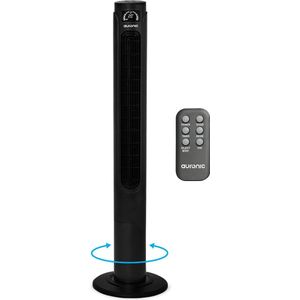 ARDES - Flügelloser Ventilator, leistungsstarker und leiser Ventilator mit Fernbedienung, LED-Nachtlicht, Touch-Bedienfeld und Timer, Modell Muna Bladeless AR5BL1, Weiß