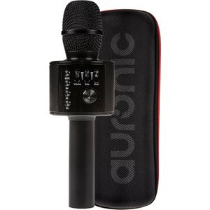 Auronic Karaoke Microfoon - Voor Kinderen en Volwassenen - Bluetooth - Draadloos - met Speaker - Zwart
