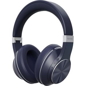 Auronic QuietSound Bluetooth Koptelefoon Draadloos - Over-ear - Active Noise Cancelling - Microfoon - Incl. Carry Case - Blauw