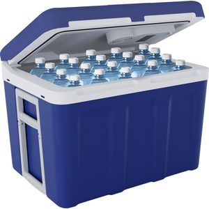 Auronic Elektrische Koelbox - Coolbox - Auto - 40L - 12V en 230 volt - Frigobox - Blauw