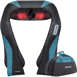 AURONIC - AU3250 - Massagekussen - Shiatsu - 8 Roterende Massagekoppen