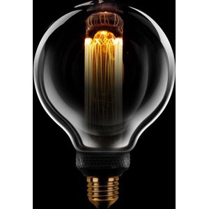 Kooldraadlamp E27 | Globe G95 | 1800K | 200 lumen | Smoke/Helder | 5W