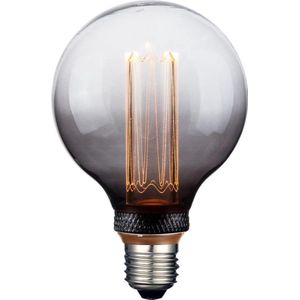 Kooldraadlamp E27 | Globe G80 | 1800K | 200 lumen | Smoke/Helder | 5W