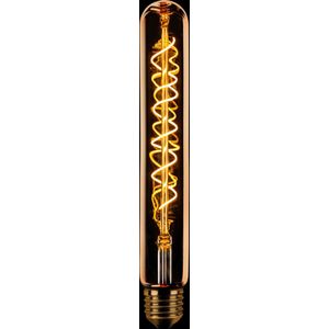 ETH Buis T30x185mm Filament spiraal LED 7w E27 240v 2200k 3 stappen dimbaar goud 260L