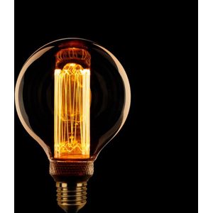 Kooldraadlamp - Globe G80 - Goud - E27 - 1800K - 200 lumen - 5W