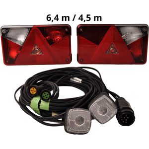 Aspock Multipoint 5 verlichtingsset - 6,4 meter hoofdkabel - 13 polig - inclusief voorgemonteerde markeringsverlichting