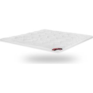 SleepMed - 3D Air Hotel Topmatras - 180 x 200 cm - Hoes: Micropercal - Vulling: Polyester Dons - met Hoekelastieken - Matrasbescherming