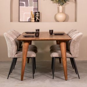 Label51 - Fly - Eettafel - Mangohout - 160x90cm