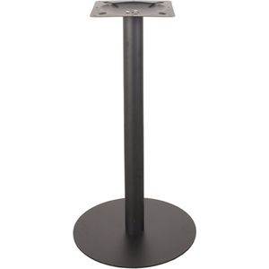 Eetkamertafel Tafelpoot Enkel - Zwart - Metaal - Rond - 92 cm