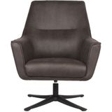 LABEL51 Tod Fauteuil - Grijs - Microfiber