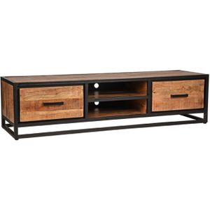 Label51 - Tampa tv-meubel rough mangohout 160 cm - bruin Massief hout 7713-N10