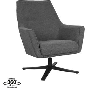 LABEL51 Tod Fauteuil - Grijs - Boucle