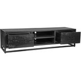 LABEL51 Chili Tv-meubel - Zwart - Mangohout - 160 cm