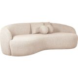 LABEL51 Bank Nesso - Beige - Boucle - 3-Zits: Luxe en Kwalitatieve Bank met Indrukwekkend Design