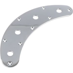 Fazley 10702 controle plate voor Ray-stijl basgitaren chrome