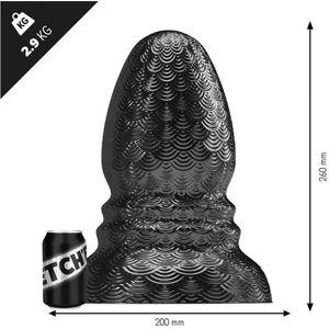 Stretch'r Buttplug Ripple XL - Zwart