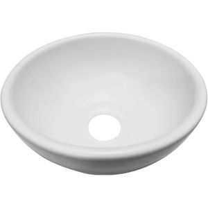 Wiesbaden Consilio waskom rond 20 x 9 cm keramiek mat wit 32.3577