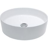 Waskom Wiesbaden Link Opzet Model Keramiek Rond 40cm Mat Wit