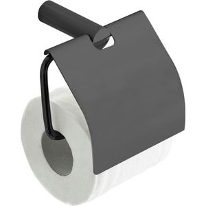 Toiletrolhouder Wiesbaden Ida Met Klep Gunmetal