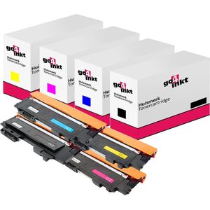 Go4inkt compatible met HP 117A zwart, cyaan, magenta, yellow toners cartridges geschikt voor HP Color Laser MFP 170 150 178 179 W2070A W2071A W2072A W2073A