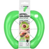 Benson Appelsnijder - 8 Partjes - Klokhuisverwijderaar - RVS en PP - Groen - 14 x 15 cm