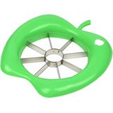 Benson Appelsnijder - 8 Partjes - Klokhuisverwijderaar - RVS en PP - Groen - 14 x 15 cm