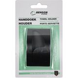 Benson Handdoekhaak - RVS - 50 x 85 mm - Zwart
