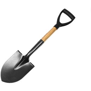 Benson Stevige tuinschep - 70 cm - hamerslag staal - houten steel - ergonomische grip
