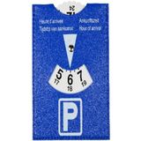 Benson Parkeerschijf - Europees model - 15 x 11 cm - Blauw