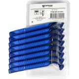 Benson Wegwerpscheermesjes - 2 bladen - blauw - 8 stuks - soepele scheerbeurt
