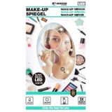 Benson Care LED make-up spiegel met vergrootglas en zuignap - 15 x 21 cm - 5x zoom