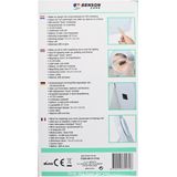 Benson Care LED make-up spiegel met vergrootglas en zuignap - 15 x 21 cm - 5x zoom