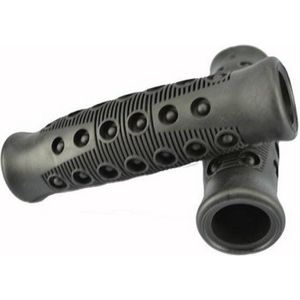 Benson Comfortabele fietshandvatten - ergonomisch - 135 mm - zwart - set van 2