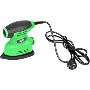 Hofftech Krachtige delta schuurmachine - 200 watt - met stofbox en schuurpapier